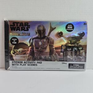 Disney Star Wars Mandalorian Interactive Sticker Pad Play Scenes Activity Set